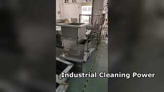 View Casters 560L 40KHz Industrial Ultrasonic Cleaning Equipment Stainless Steel Single Tank Demo